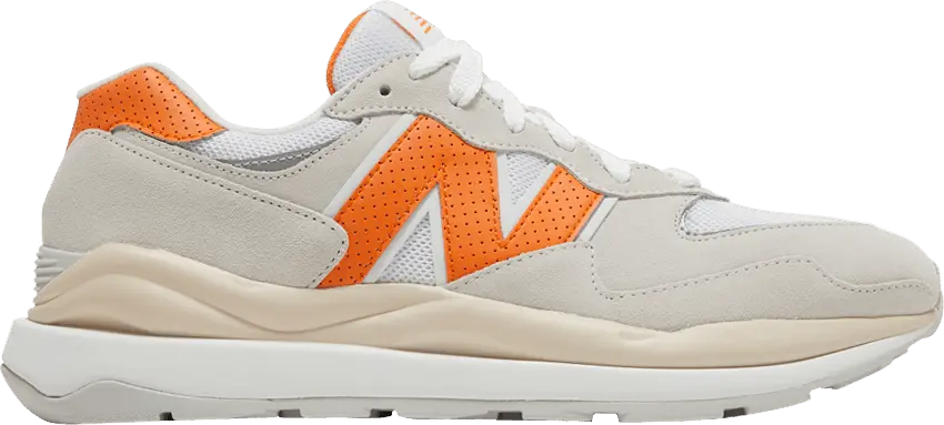  New Balance 57/40 Sea Salt Topaz Orange