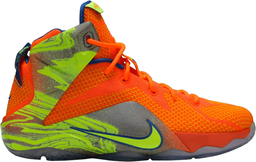  Nike LeBron 12 GS &#039;Six Meridians&#039;