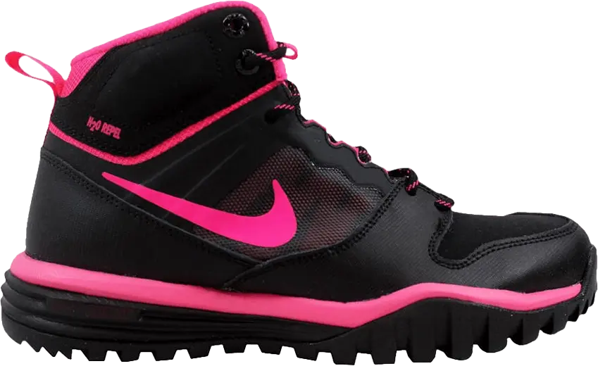  Nike Dual Fusion Hills Mid GS &#039;Black Hyper Pink&#039;