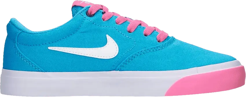  Nike Wmns Charge Canvas SB &#039;University Blue Pink&#039;