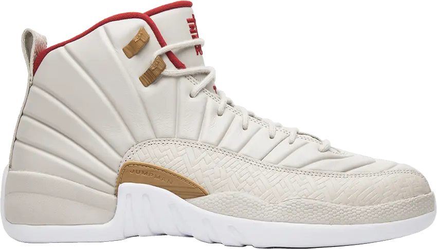  Jordan 12 Retro Chinese New Year Light Orewood Brown (GS)