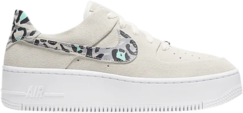  Nike Air Force 1 Sage Low Team Gold Leopard (Women&#039;s)