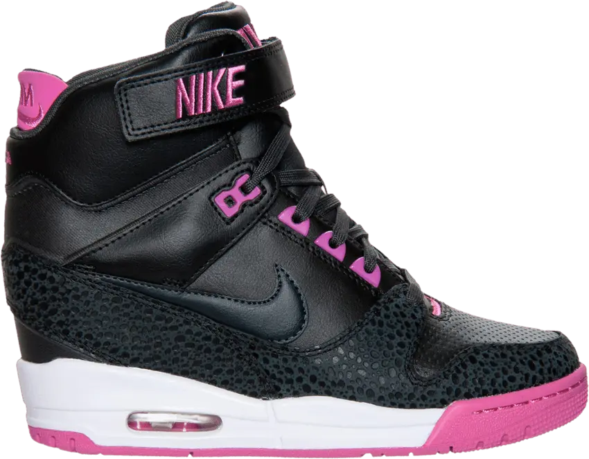  Nike Wmns Air Revolution Sky High &#039;Black Hyper Pink&#039;
