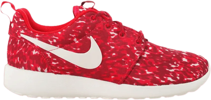  Nike Wmns Roshe One Print &#039;Action Red&#039;