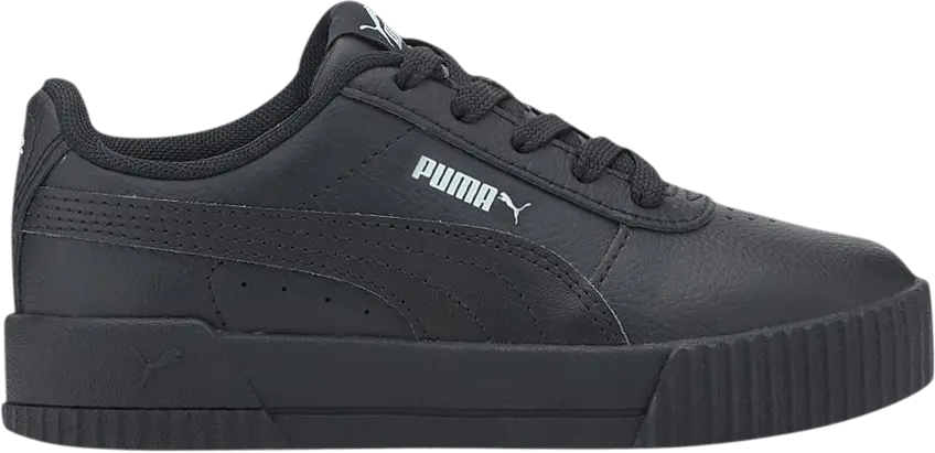  Puma Carina Little Kid &#039;Triple Black&#039;