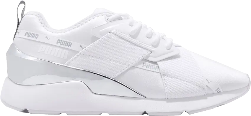 Puma Wmns Muse X-2 Metallic &#039;White Silver&#039;