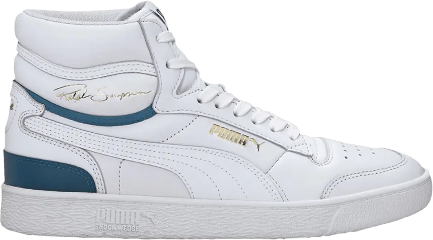  Puma Ralph Sampson Mid &#039;White Digi Blue&#039;