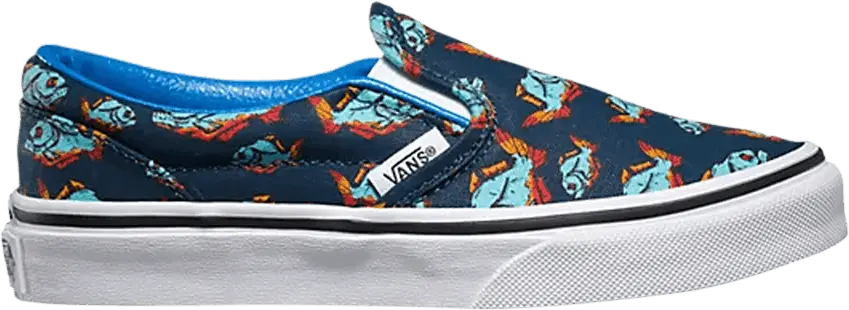  Vans Classic Slip-On Kids &#039;Piranha&#039;