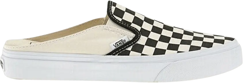  Vans Classic Slip-On Mule &#039;Checkerboard - Black&#039;