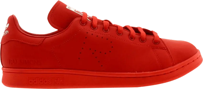  Adidas adidas Stan Smith x Raf Simons Comfort Red