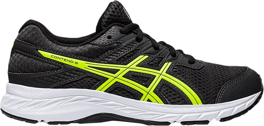  Asics Gel Contend 6 GS &#039;Graphite Safety Yellow&#039;