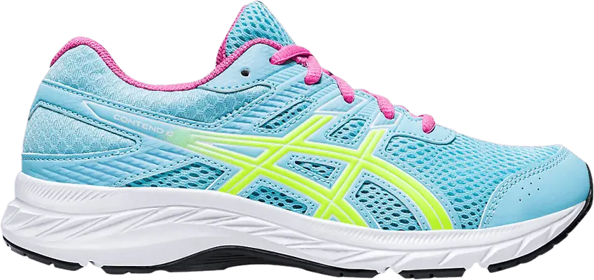  Asics Gel Contend 6 GS &#039;Ocean Decay Safety Yellow&#039;