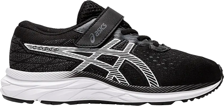  Asics Gel Excite 7 PS &#039;Black White&#039;