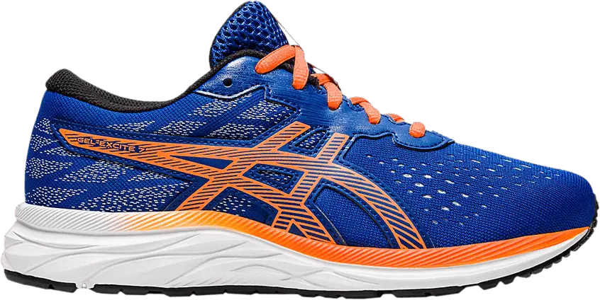  Asics Gel Excite 7 Wide GS &#039;Blue Shocking Orange&#039;