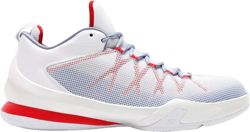  Jordan Cp3.Viii Ae White/Game Royal-Spirit Red-Cool Blue