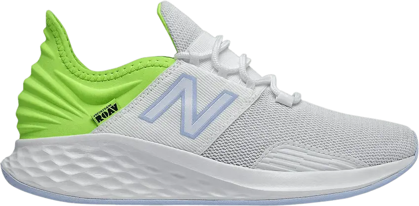  New Balance Wmns Fresh Foam Roav &#039;White Lime Glo&#039;