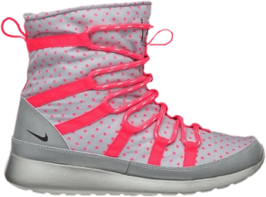  Nike Roshe Run High SneakerBoot Flash GS &#039;Polka&#039;