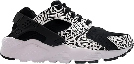  Nike Huarache Run Print GS &#039;Black&#039;