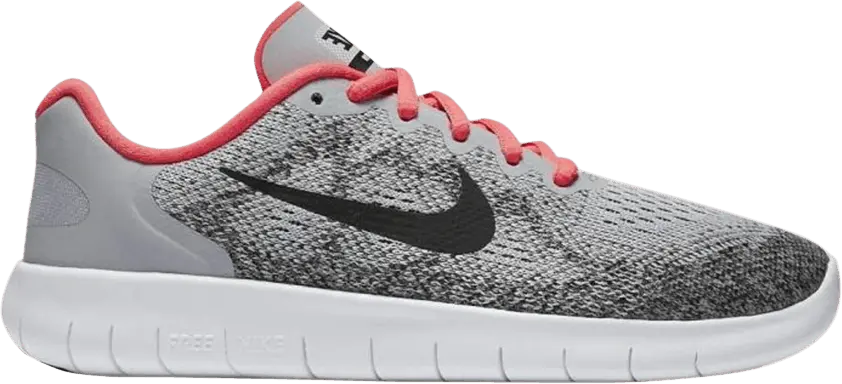  Nike Free RN 2017 GS &#039;Wolf Grey Pink&#039;