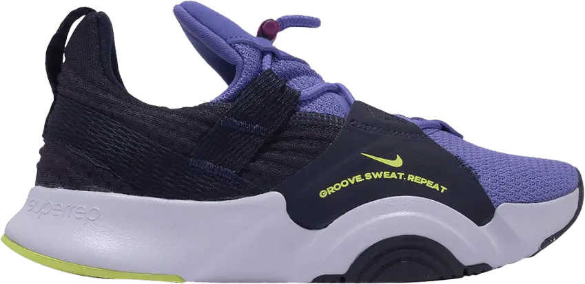  Nike Wmns SuperRep Groove &#039;Blackened Blue Cyber&#039;