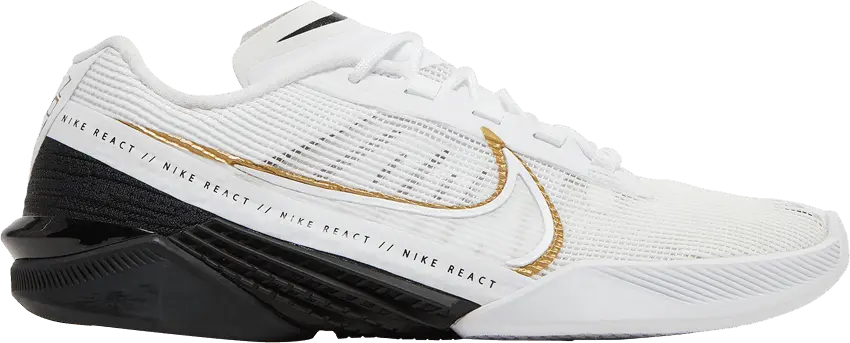  Nike Wmns React Metcon Turbo &#039;Black Metallic Gold&#039;