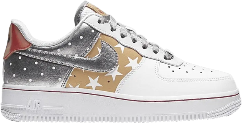  Nike Air Force 1 Low Metallic Gold Stars (Women&#039;s)