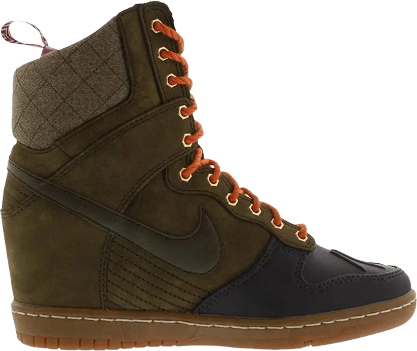  Nike Wmns Dunk Sky High Sneakerboot &#039;Dark Loden&#039;