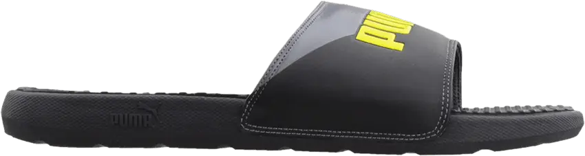  Puma Cool Cat Sport Slide &#039;Black Grey Yellow&#039;