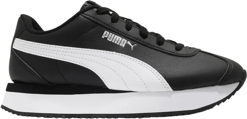  Puma Wmns Turin-0 Stacked &#039;Black White&#039;