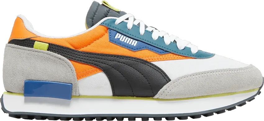 Puma Future Rider Play On &#039;White Vibrant Orange&#039;