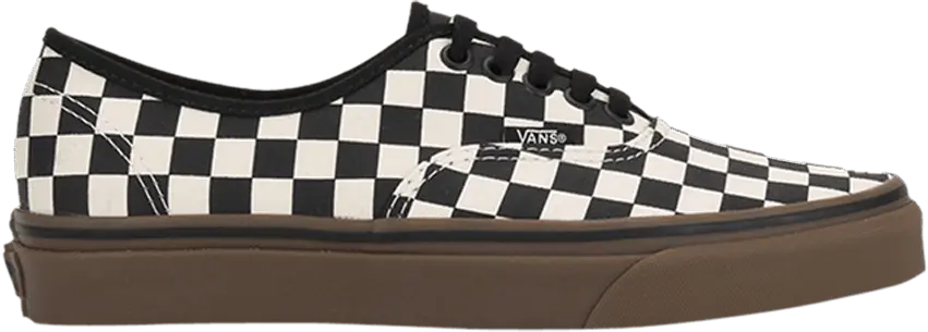  Vans Authentic Checkerboard Black Gum