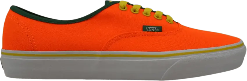  Vans Authentic Brite Neon Orange
