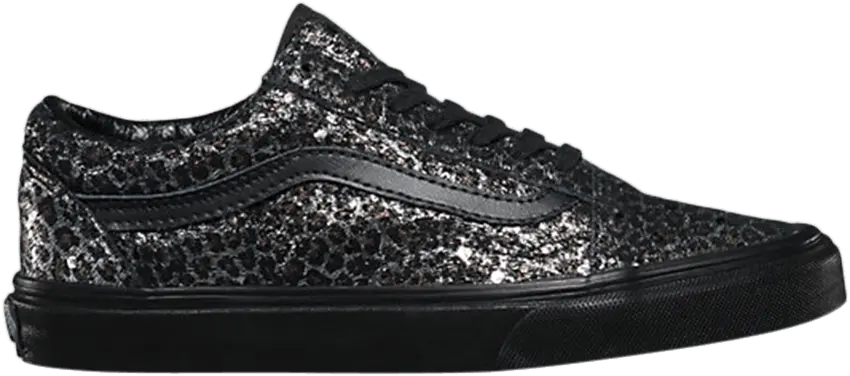  Vans Old Skool Black/Metallic Leopard