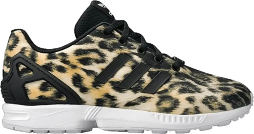  Adidas ZX Flux J &#039;Leopard&#039;