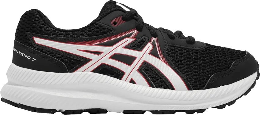  Asics Contend 7 GS &#039;Black Electric Red&#039;