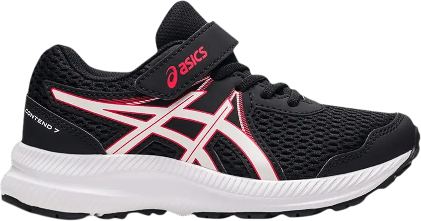  Asics Contend 7 PS &#039;Black Electric Red&#039;