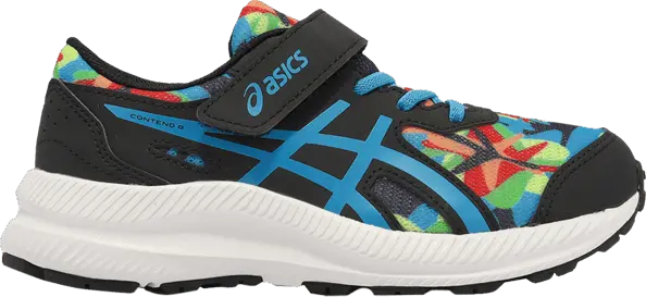  Asics Contend 8 PS &#039;Black Island Blue Camo&#039;