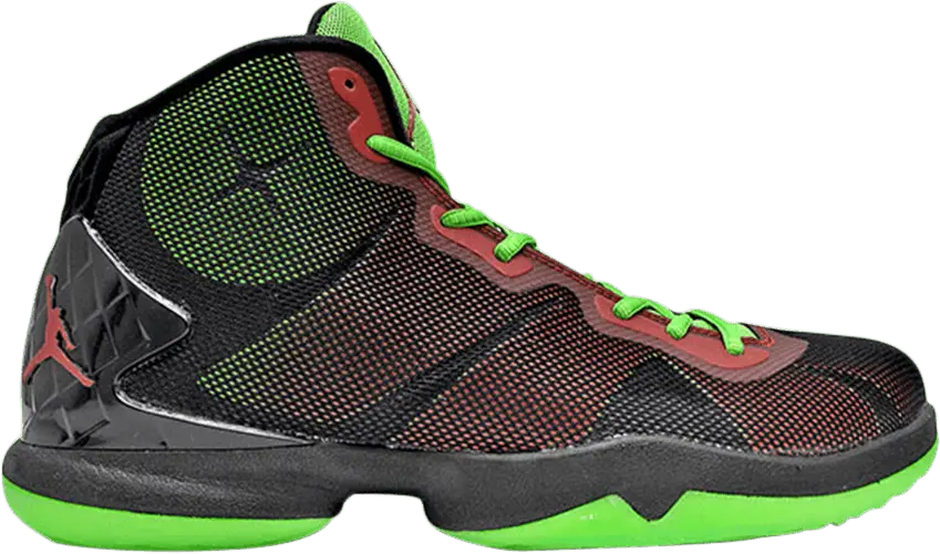  Jordan Super.Fly 4 Black/Gym Red-Green Pls-Infrared 23