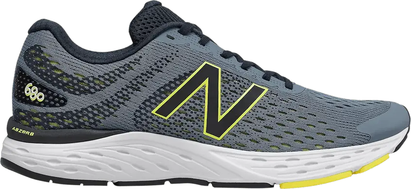 New Balance 680v6 2E Wide &#039;Grey Lemon Slush&#039;