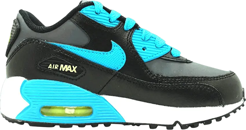  Nike Air Max 90 Leather PS &#039;Black Blue Lagoon&#039;
