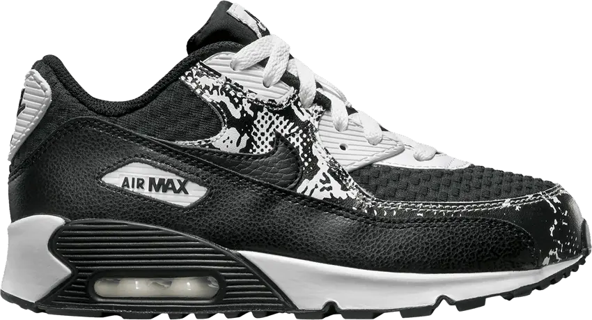  Nike Air Max 90 Premium Mesh PS &#039;Black White&#039;