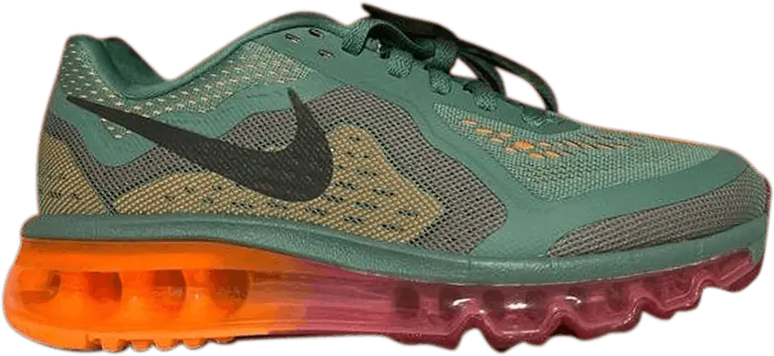  Nike Wmns Air Max 2014 &#039;Jade Glaze Atomic Orange&#039;