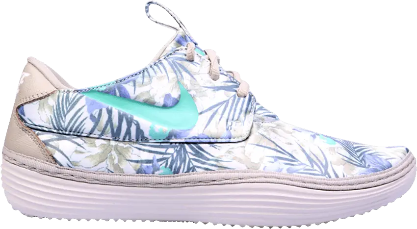  Nike Wmns Solarsoft Moccasin &#039;Floral Classic Stone&#039;