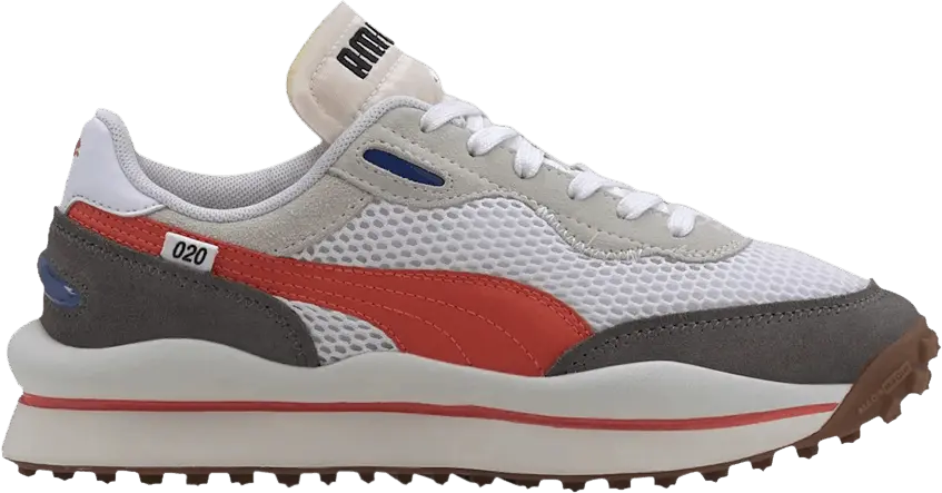  Puma Style Rider &#039;Stream On - White Orange&#039;