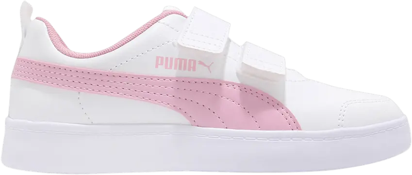 Puma Courtflex v2 V PS &#039;White Pale Pink&#039;