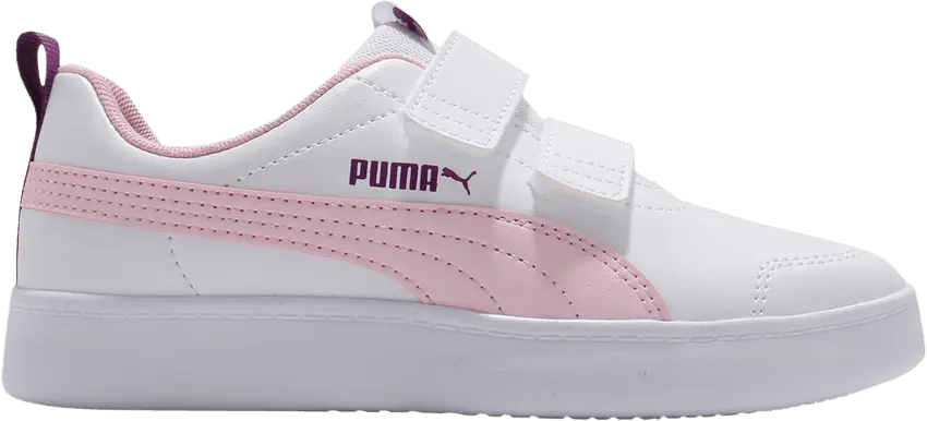  Puma Courtflex v2 V Jr &#039;White Pink Lady&#039;