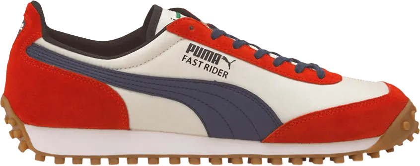  Puma Fast Rider Source &#039;White High Risk Red&#039;