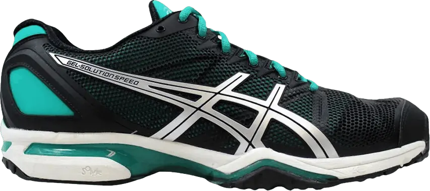  Asics Wmns Gel Resolution Speed &#039;Black Aqua Green&#039;