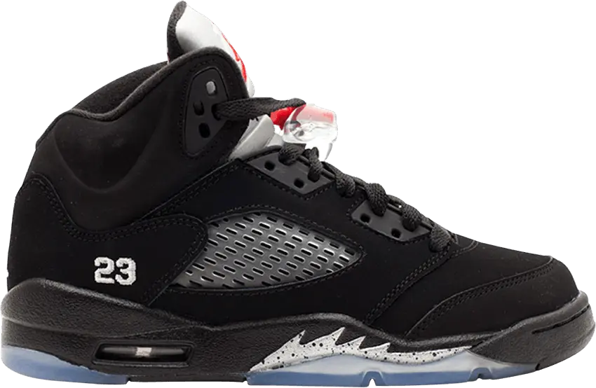  Air Jordan 5 Retro GS &#039;Black Metallic Silver&#039; 2011