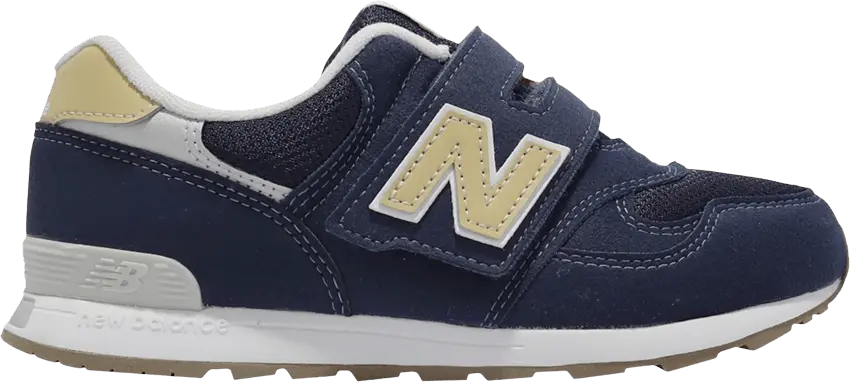  New Balance 313 Little Kid Wide &#039;Navy Yellow&#039;